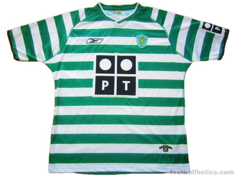 Camisa retro Reebok Sporting Lisboa 2003 2004 I jogador